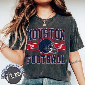 Houston Football Classic Look Comfort Colors T-Shirt 91